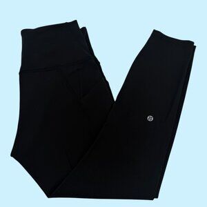Lululemon Wunder Train High-Rise Tight 25" Pockets S10 Black Everlux Gym Yoga